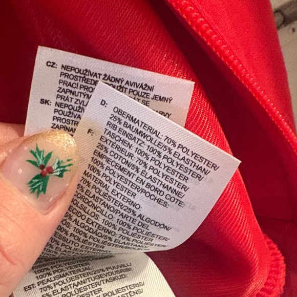 Adidas Red Tracksuit with White Accents - Picture 5 of 12